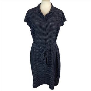 Simply Styled by Sear polkadot belted dress size XL
